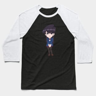 Komi-San Can't Communicate Chibi Baseball T-Shirt